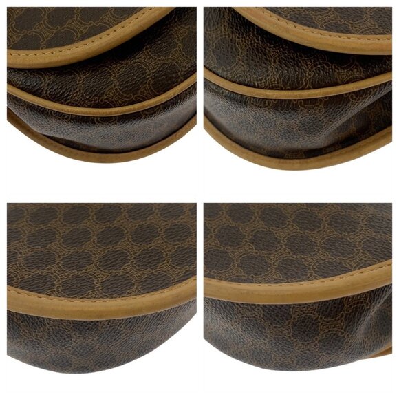 CELINE Brown Leather Shoulder Bag - Picture 4 of 10